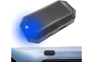 Simulerad Bilalarmattrapp Högsynlig Visuell Säkerhetslampa Soldriven