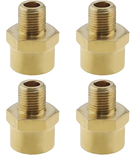 4 PCS brass Water Line Adapter, Pipe Fittings in 1/2 4 PCS brass Water Line Adapter, Pipe Fittings in 1/2