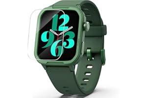 ModaWin Smartwatch Kinder Fitness Tracker Uhr Digitale Fitnessuhr mit Schrittzähler, 24/7 Puls, IP68 Wasserdicht, Schlaf-Monitor, Wecker, Geschenk für Kinder Mädchen Jungen 6-16 (Grün)