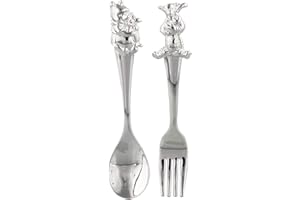 Widdop Disney Winnie The Pooh Silverplated Fork & Spoon Set DI123