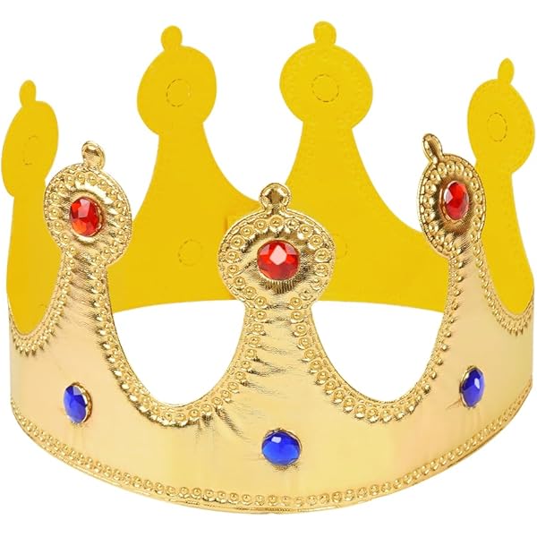 Corone Reali Per Bambini 2 Pezzi - Con Strass | Per Feste E Costumi | Regalo Compleanno - Foto 6