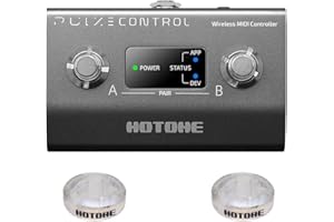 HOTONE BT MIDI kontroler nożny, , 2-przyciskowy, bezprzewodowy pulze Control