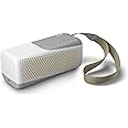 Philips Audio Wireless Speaker Bluetooth, TAS4807W/00, Highly Portable & Waterproof IP67 Speaker Integrated Microphone Calls, Playback, White