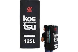 Rianpesn Paddleboard Backpack | 125L Waterproof Rucksack for Kayaking Rafting Boating,Rucksack for Inflatable Stand Up Paddle Board