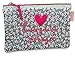 Produktbild RICE Pencilcase Tasche Flat XL Feder Mappe Mäppchen Etui Stifte Make up Herz