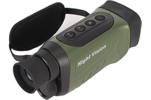 ANNADUE Digital Monocular, 2.5KD 1080P Portable Infrared Night Vision Goggles for Adults, Travel Infrared Monoculars with 2500mAh Rechargeable Battery for Watching Camping Hiking (Green)