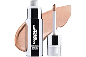 Sacheu Liquid Glow STAY-N Liquid Highlighter & Illuminator Makeup — 30ml Long Lasting Luminous Glow Lightweight Dewy Finish, Glow Getter
