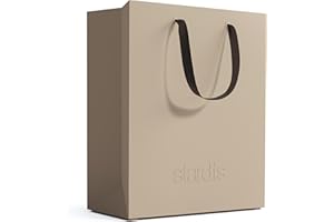 stardis binbox Design Papierkorb eckig stylischer Papiereimer mit Tragegriffen für Büro Office Kunststoff Mülleimer Abfalleimer Müllkorb (beige)