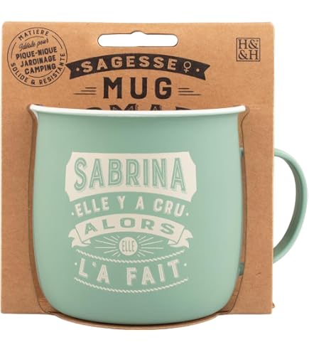 Printplanet® Tasse Mit Namen Sabrina – Personalisierte Kaffeetasse, Motiv 'Sinnlos', 325 Ml, Spülmaschinenfest, Weiß