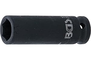 BGS 7217 | Llaves de vaso impacto hexagonal, largo | entrada 12,5 mm (1/2") | 17 mm