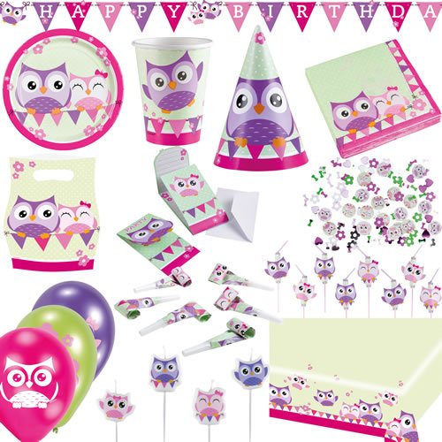 8 Becher * EULEN * für Party und Geburtstag // AMSCAN // Eule Owl Kindergeburtstag Pappbecher Partybecher Cups Mottoparty - 2