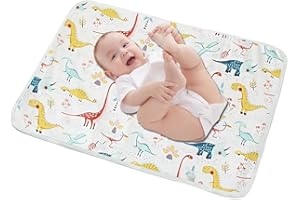 QEQSHQO Bébé Infant Imperméable Matelas à Langer Lavable Matelas Tapis écologique Cotton pour Voyage Promenade Kits de Change Dérapage