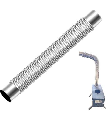 Gdfnmogo Edelstahl Reduzierstück Für Ofenrohre - Verbinder Für Heizung & Lüftung 60mm/50mm