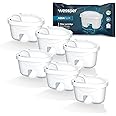 Wessper Aqua Flux, Cartucce filtranti per il Trattamento dell'Acqua 6 Unità | Compatibili con Laica Bi-Flux, Brita Maxtra+, P