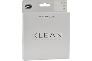 Tubertini KLEAN Fluorocarbone 100% PVDF - Invisible et Ultra Résistant pour Finales Eau Douce et Mer - Parfait pour Big Game, Traine et Pêche verticale.