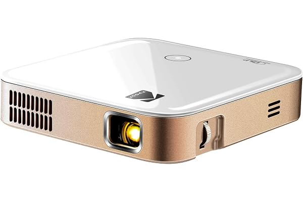KODAK Luma 350 Mobile Smart Projector Puissant projecteur vidéo Ultra HD Rechargeable avec Applications de Streaming/Android 6.0, Wi-FI et Transparent jusqu'à 200 Pouces