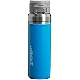 Stanley Quick Flip Stainless Steel Water Bottle 1.06L - Keeps Cold For 18 Hours - Leakproof - BPA-Free Thermal Flask - Dishwasher Safe - Cup Holder Compatible - Azure