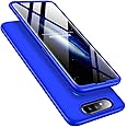 MRSTER Case for Samsung A80, 360° Protection Cover Case 3 in 1 Hard PC Case, Scratch-Proof, Anti-Shock, Ultra-Thin Matte Shell Case Cover for Samsung Galaxy A80 / A90. 3 in 1 - Blue