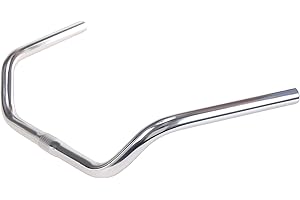 SENQI Bicycle Rise Cruiser Handlebar 25.4mm Silver