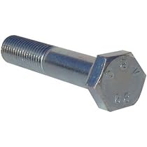 Bulloni TE 8.8 12x40mm - Zincati, Testa Esagonale, Filettatura Completa, DIN933 (100 Pezzi)