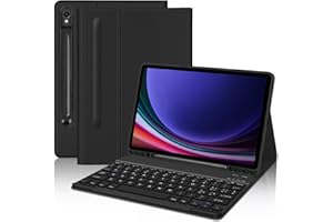 FOGARI Custodia con Tastiera per Samsung Galaxy Tab S9 FE /S9 da 10.9/11 Pollici - Con Portapenne,Custodia con Tastiera - Layout Italiano Bluetooth Magnetica Staccabile Tastiera