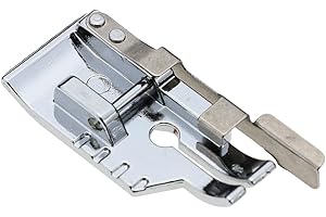 STORMSHOPPING 1/4''(Quarter Inch) Quilting Patchwork Sewing Machine Presser Foot with Edge Guide for All Low Shank Snap-On Singer, Brother, Babylock, Euro-Pro