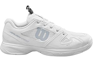 Wilson Junior/Children's Tennis Shoes, RUSH PRO JR QL, Grey/Black/White