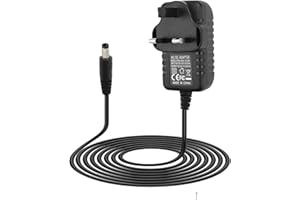 WRTEEASE 12V 2A Power Adapter Supply, 1m AC Adapter 100-240V to 12V DC Universal Driver Transformer with 5.5mm x 2.1mm Jack for LED Strip Lights,Router,CCTV Camera,Monitor,Safe,DVR/NVR/IP