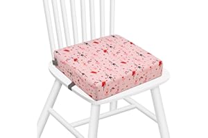 Zicac Booster Seat Dining Chair,Portable Toddler Booster Cushion for Dining Table, Travel Heightening Cushion Booster Seat for Baby Kids Child