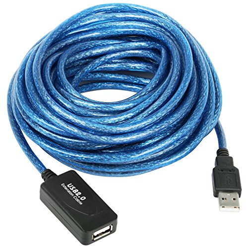 TRIXES USB-Aktiv-Repeater High-Speed Verlängerungskabel USB 2.0 480 Mbit/s 10 m - 3