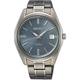 Seiko Erkek Saati Kuvars Titanyum Paslanmaz &Ccedil;elik Bantlı