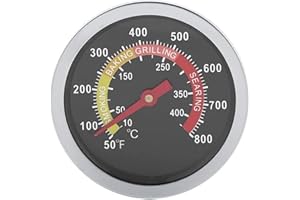 Baverta Thermometer BBQ-Thermometer Edelstahl BBQ Thermometer Temperaturmesser zum Grillen Kochen 50~800 ?