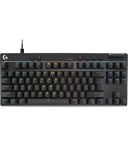 Tastiera Gaming Wireless Logitech G515 LIGHTSPEED TKL - Switch Meccanici Tactile, RGB LIGHTSYNC, Senza Tastierino, ITA QWERTY - Nero