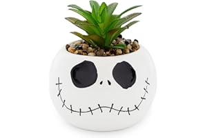 Silver Buffalo The Nightmare Before Christmas Disney Jack Skellington Pot de Fleurs en céramique 15,2 cm