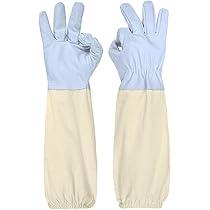 Guanti Apicoltura In Pelle Di Capra: Maniche Lunghe E Ventilati! - Foto 2