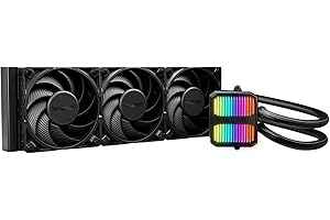 be quiet! Silent Loop 3 360mm système de refroidissement liquide, plaque froide usinée avec haute précision, 3 ventilateurs Silent Wings 4 120mm PWM high-speed, performances exceptionnelles