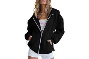 Mayoii Zipped Hoodies for Women UK – Oversized Zip Up Hoodie Women Casual Fall Winter Sweatshirts with Pockets, 2025 Fashion Jackets