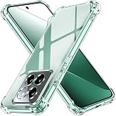 KZY İletişim Xiaomi Mi 14 Pro ile Uyumlu Kapak Kamera Korumalı Airbag Antishock K&ouml;şe Korumalı Şeffaf Silikon Kılıf