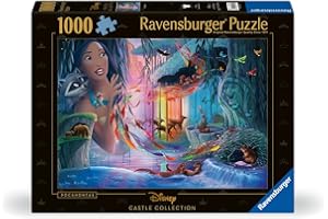Ravensburger - Puzzle Adulte - Puzzle 1000 pièces - Pocahontas (Collection Château Disney Princ.) - Adultes et Enfants à partir de 14 Ans - Puzzle de qualité supérieure - Disney - 12001344
