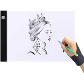 Valkyrie MDDG Led Işıklı A4 Boy &Ccedil;izim Kopyalama Eskiz &Ccedil;izim Ultra İnce Animasyon &Ccedil;izim Tableti