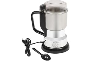 Acesunny Macinacaffè in acciaio inox elettrico chicchi di caffè cereali fagiolo macina macinacaffè elettrico in acciaio inox chicchi di caffè cereali noci fagioli macina