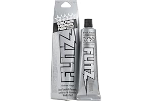 Flitz Metal Polish and Metal Cleaner Paste, Also Works on Plastic, Fiberglass, Aluminum, Jewelry, Sterling Silver - Headlight Restoration and Rust Remover - Made in the USA - 1.76 OZ