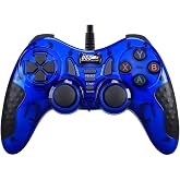 MT40 &Ccedil;ift Analoglu Kol USB PC Bilgisayar PS3 Oyun Kolu Gamepad Joystick (Lacivert)