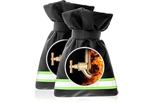 WONJEAN 2 Piezas Cubierta de Grifo para Exteriores, Funda Protector para Grifo Aislamiento y antihielo, Funda protectora adecuada para Grifo para Jardín, Engrosado, Impermeables 16cm x 25cm, Negro