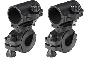 FJYXCHENXM 2 Pcs Bicycle Lights Mount Holder Universal 360 Rotation Bicycle Flashlight Mount for Bike Accessories