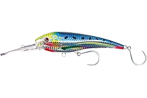 Nomad Design DTX Minnow with Patented Autotune System - Distressed Baitfish Swimming Action, Hydrospeed Belly Eyelet for Faster Trolling
