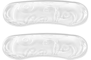 BAMA Gel Heel Grip Inläggssulor - Självhäftande halkskyddande gelkuddar för hälskydd och komfort - Förhindrar skavning, tryck