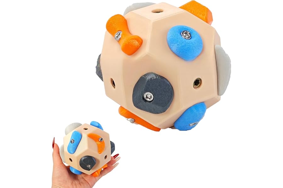 DXPETA Boulder Block, Rock Climbing Holds for Training, Portable Climbing Ball for Grip Strength, Finger Exercise Tool for Climbers and Fitness Enthusiasts