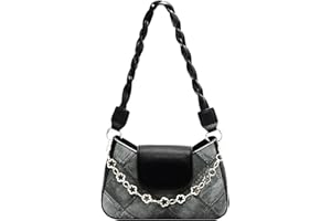 JiaDanweng Damen Crossbody Bag Henkeltasche Leder Schultertasche Schwarz Handtaschen Umhängetasche Elegant Klein für Frauen - Groß Handytasche mit Schultergurt, Shopping Handy Tasche