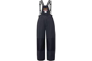 SMONTY Pantalon Ski Enfant Imperméable Chaud et Renforcé au Genou Convient pour Utilisation Station de Ski et Hiver